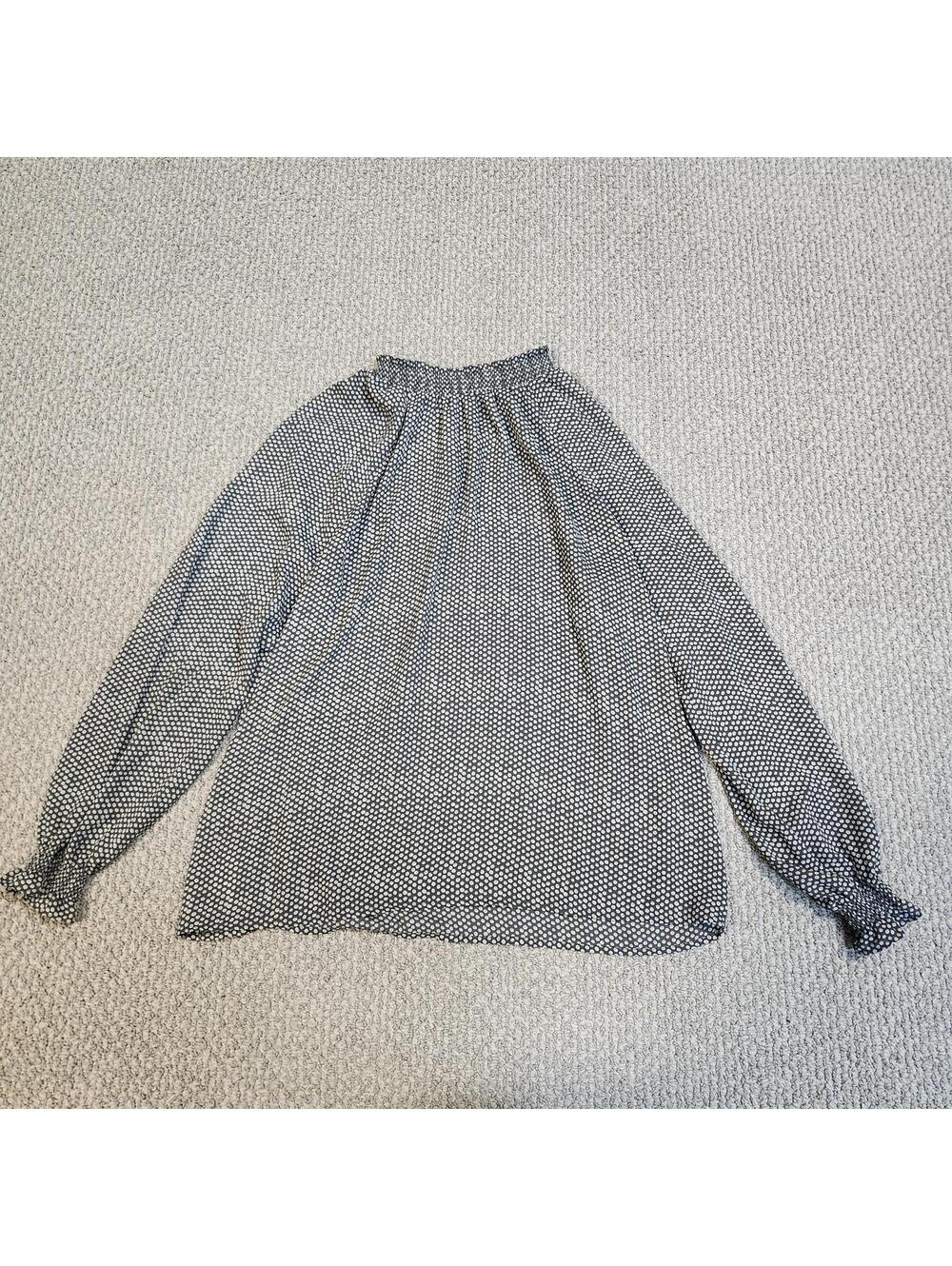 LOFT Outlet Women's Long Sleeve Polka Dot Blouse Size Large